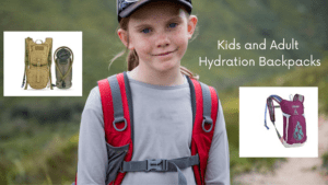 Kids and Adult Hydration Backpacks