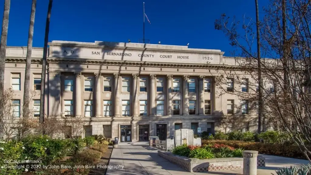 Entrance into San Bernardino Courthouse Family Law